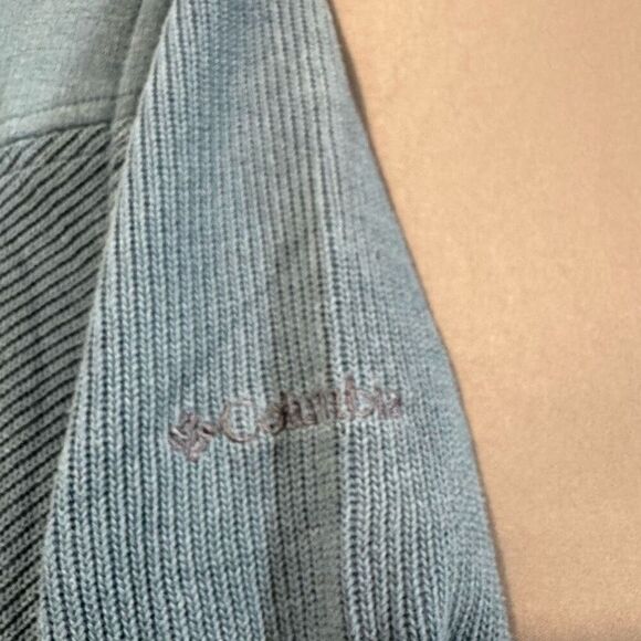 Columbia Women’s Blue 1/4 Zip Up Pullover Sweater size Large Omni-Shield - Picture 12 of 16